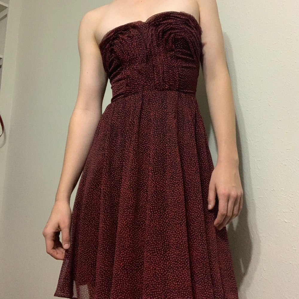 MM Couture Strapless Dress